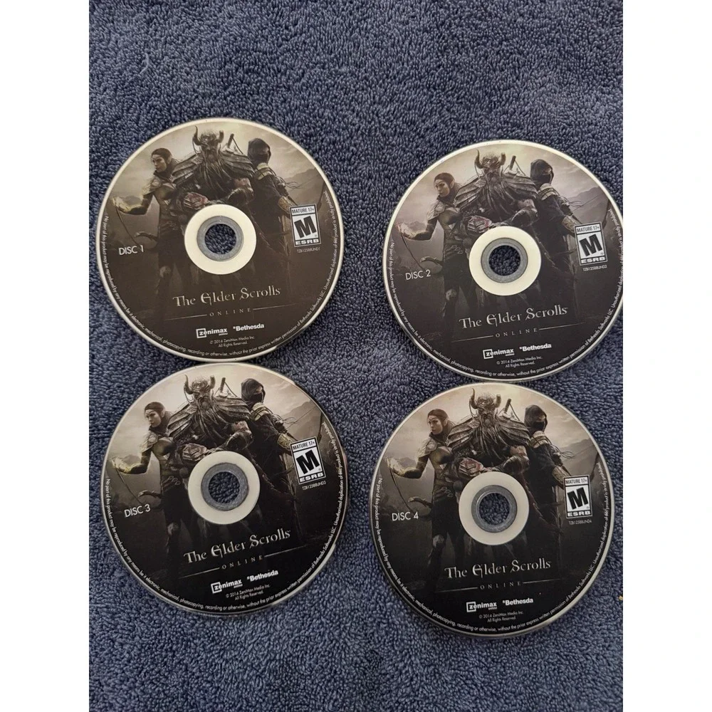 PC Mac Game - The Elder Scrolls, 4 discs games